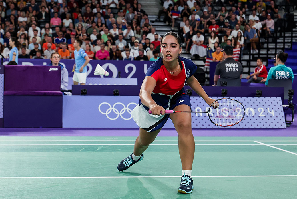 Olympic badminton student aiming for Los Angeles 2028